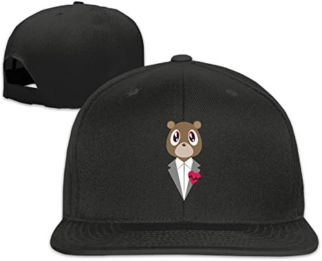 Kanye West Bear Heart Break Baseball Cap Men Women Snapback Black