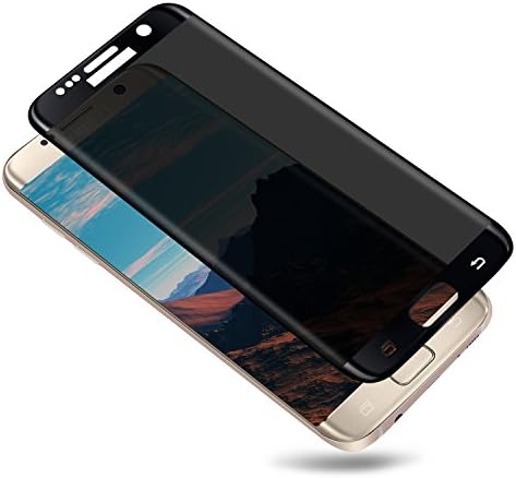 Samsung Galaxy S7 Edge Screen Protector Toptrade S7 Edge Premium Privacy 3D Curved Anti-Spy Tempered Glass Case Friendly Screen Film for Samsung Galaxy S7 Edge (Black)