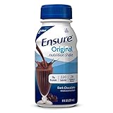 Ensure Original Nutrition Shake, Dark Chocolate, 8 Ounces, 12 Count