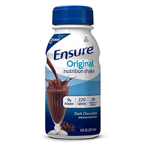 Ensure Original Nutrition Shake, Dark Chocolate, 8 Ounces, 12 Count