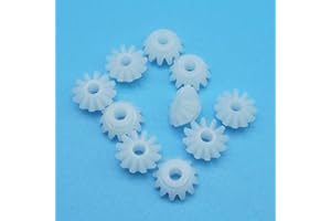 Fevas S122.5A 0.5M Bevel Gears 12 Teeth 2.5mm Shaft Hole Plastic Teeth Gear Toy Parts Accessories 10pcs/lot - (Number of Teeth: 12 Teeth, Hole Diameter: 2.5mm Tight)