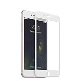 mophie 3D Glass Screen Protector - Compatible with iPhone 8 Plus and iPhone 7 Plus – Complete Screen Coverage For Maximum Protection – White