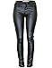 Cielo Women's Super Trendy Faux Skinny Pants