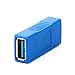 Conwork SuperSpeed USB 3.0 Type-A Female to Female Adapter Bridge Extension Coupler Gender Changer Connector