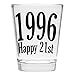Shot Glass - 1996 Happy 21st Birthday Gift - Celebrate Turning Twenty One