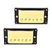 Seismic Audio Pair of Gold Classic PAF Style Closed Humbucker Pickups Bridge and One Neck (SAGA50)