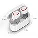 Wireless Earbuds, Soundmoov Mini True Bluetooth Earbuds Sweatproof Wireless Headphones with Mic and Charging Case Compatible with iPhone Samsung iPad and Most Android Phones(White)