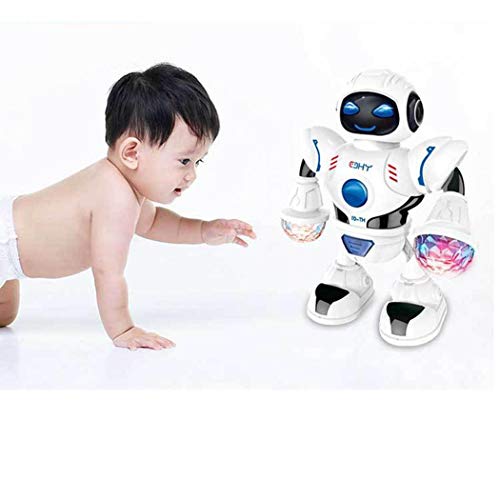 DREAMVAN Toddler Multifunctional LED Smart Robot Dance Music Kids Education Toys Robotics - Thumbnail 7