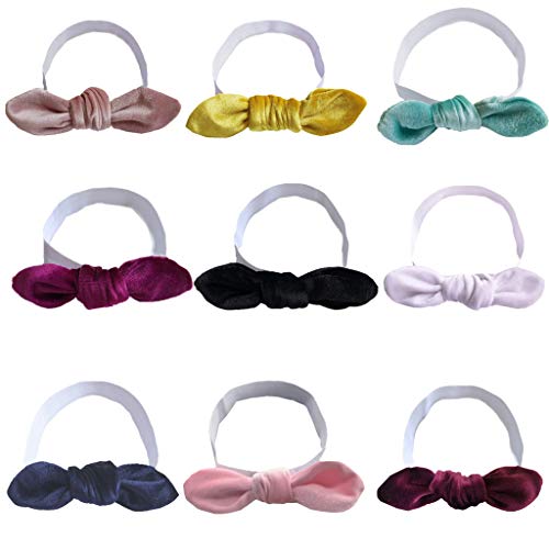 image for FDSD Women Maternity Clothes Baby Headbands Solid Elastic Knotted Head