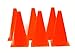 Coast Athletic 9 Inch Sports Training Cones All Red - 6 Pack