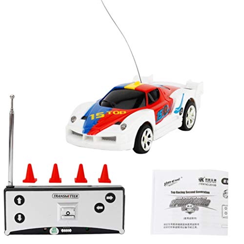 Kanzd 1:58 Multicolor Can Mini Speed RC Radio Remote Control Micro Racing Car Toy Gift (A) - Thumbnail 4