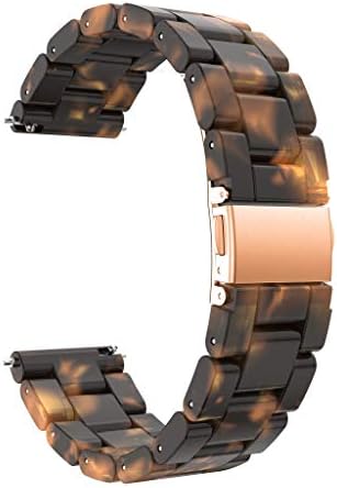 Luxury Watch Band Strap Replacement Acetel Fiber for Samsung Galaxy Watch Active (Black)