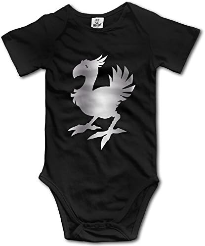 FSFKUH Chocobo Final Fantasy Platinum Style Baby Romper Jumpsuit Black Apparel