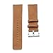 bayite for Fitbit Blaze Bands, Accessory Leather Wristband for Fitbit Blaze Smart Watch Light Brown Large 6.3-8.1 inches