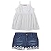 VICVIK Jeans Short and Tank Tops Girls Summer Clothing Sets 2 piece