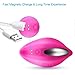 Panty Vibe Sexgene Mini Invisible Wearable Vibrator with Wireless Remote Control Vibrating Eggs Rechargeable Magnetic Charging Medical Silicone Clitoral Vibrator Massager for Women Couples (Pink)