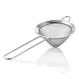Fine Mesh Sieve Strainer Stainless Steel Cocktail Strainer Food Strainers Tea Strainer 3 inch by Homestia