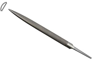 EURO TOOL Grobet Hand File, Half-Round Ring File, Cut 0, 6 Inches | FIL-030.10