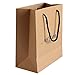 Welcome Gift Bag with Hang Tag - Embossed Welcome Message | Set of 25 Kraft Paper | Perfect for Hotel Weekend Wedding Guests Bridesmaid Groomsmen Gift Bridal Baby Shower Favor