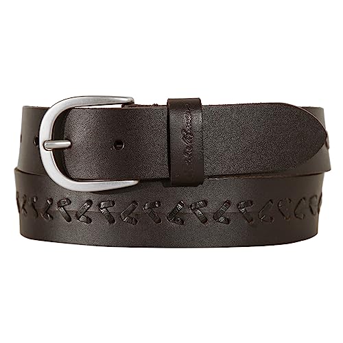 Eddie Bauer Women's Casual Leather Belts with Durable Metal Buckle