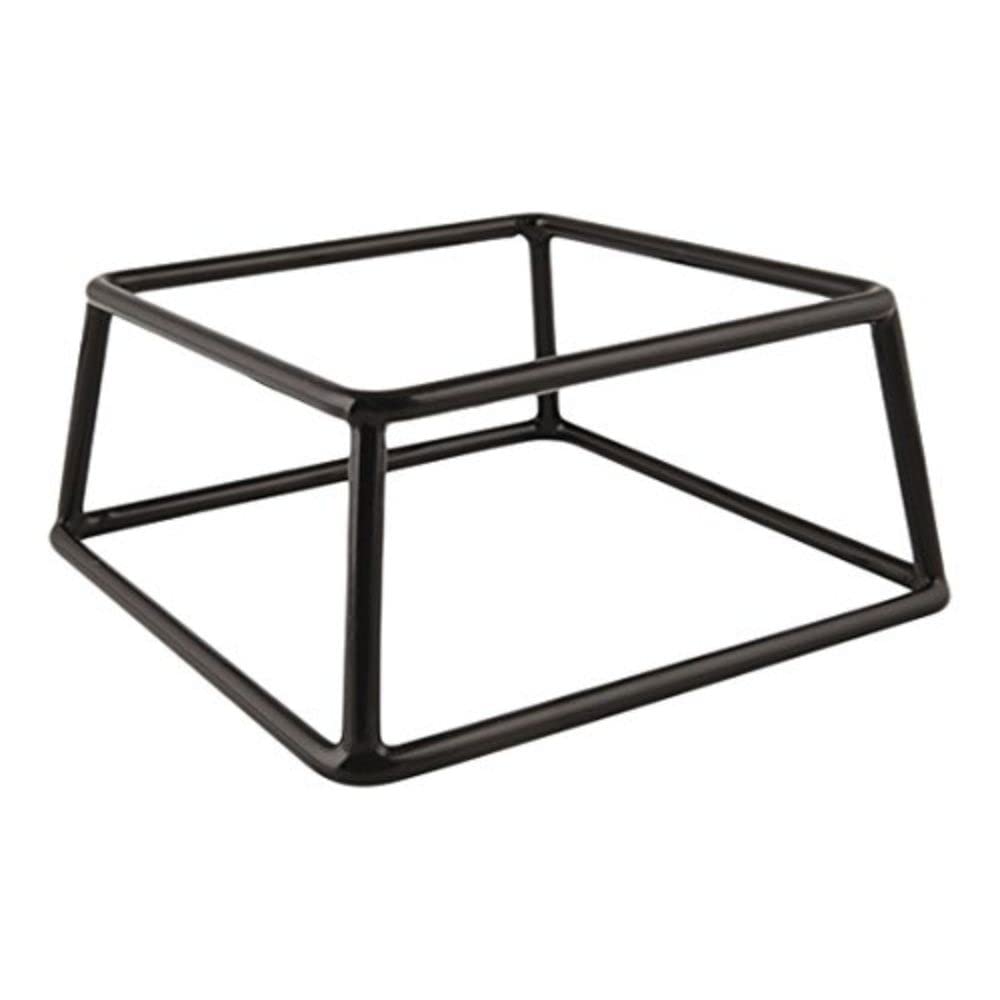 Genware NEV-RSR-WBK08 Anti-Slip Buffet Riser, 18 cm x 8 cm, Black