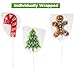 Holiday-Themed Lollipops (12 Pack) Great for Christmas Goody Bag Fillers or Christmas Stocking Stuffers