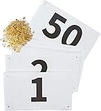 Kyzistn 1-50 Running Race Bibs Large Numbers with