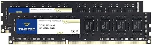 Timetec 16GB KIT(2x8GB) DDR3L 1333MHz PC3-10600 Non-ECC Unbuffered