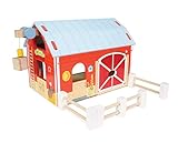 Le Toy Van Red Barn Premium Wooden Toys for Kids Ages 3 Years & Up