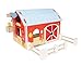 Le Toy Van Red Barn Premium Wooden Toys for Kids Ages 3 Years & Up