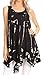 Sakkas Priya Sleeveless Tie Dye Handkerchief Hem Tunic with Smocked Racerback