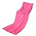 Vktech® Supper Home Winter Warm Fleece Snuggie Blanket Robe Cloak with Sleeves (Pink)