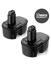 DC9091 - Batería de repuesto para batería Dewalt de 14,4 V XRP DW9091 DW9094 DE9038 DE9091 DE9092 (2 unidades)