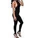 Yizenge Women's Halter Turtleneck Open Back Club Jumpsuits(S)