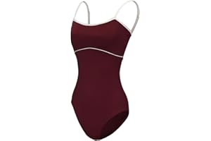 ModLatBal Women's Camisole Leotard with Adjustable Straps for Ballet Dance Leotards