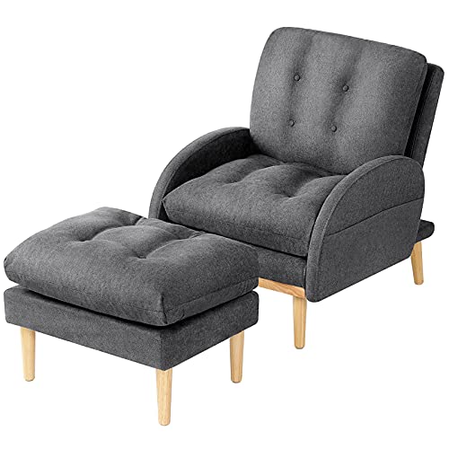 oneinmil Accent Recliner with Ottoman, Recliner Chair with Ottoman and