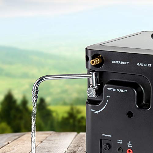 Hike Crew Portable Propane Water Heater & Shower Pump - Compact Outdoor Cleaning & Showering System w/LCD & Auto Safety Shutoff for Instant Hot Water While Camping, Hiking - Carry Case Included - Thumbnail 6
