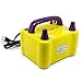 LED Concepts® Electric Balloon Pump – Use for Both Latex and Decorative Balloons – Dual (2) Inflation Nozzle for Parties, Celebrations, and Special Occasions – 120V High Speed, Portable Air Pump