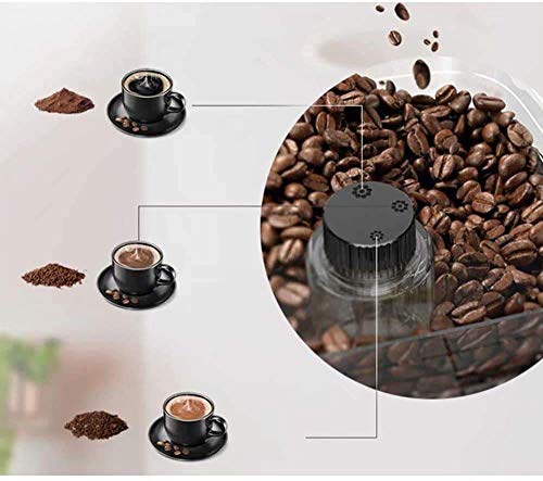Kaffeemaschine zu Hause Mahlen integrierte 350ML Bohnenkiste, 9-Gang-Mahlen, 1,2L, 1000W – Bild 3