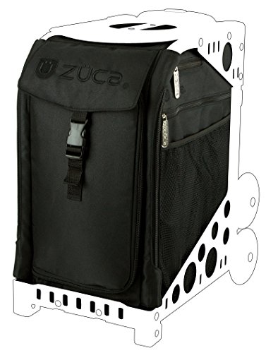 ZUCA SIBS236 Sport Insert Bag Stealth Black Logo Embroidery in Black / 89055900236