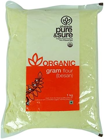 Pure & Sure Organic Gram Flour (Besan) USDA Certified - 35.2 Ounce