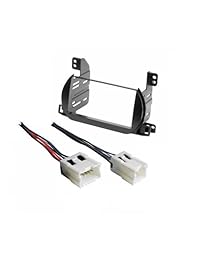 Nissan Altima 2002 2003 2004 Aftermarket Radio Estéreo Instalación Instalar Montaje Recortar Doble Din Dash Kit + Mazo de cables