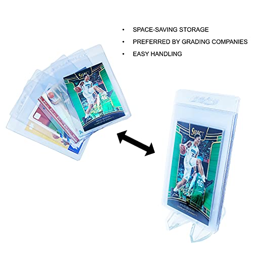 200 SemiRigid Card Holders + 200 Soft Penny Sleeves Clear, Flexible