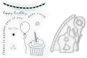 SRWVEYW 2025 Stamps and Dies,Mothers' Day Stamps for Card Making, DIY Various Festivals Album Scrapbooking Summer Birthdays Greeting Card (M1734)