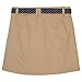 French Toast Big Girls' Polka Dot Belted Scooter, Khaki, 8