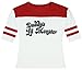 DC Comics Suicide Squad Harley Quinn Daddy's Lil Monster Girls Raglan (Medium)