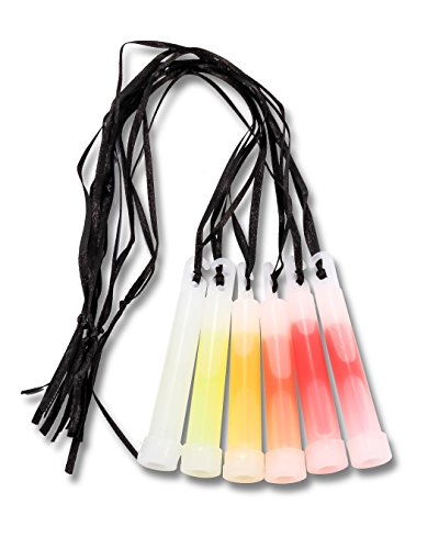 Camco Multicolor Glow Light Sticks with Intergrated Hanging Hooks - Perfect for Camping, Parties, and Concerts, Can Be Used as DÃ©cor - 6 Pack (51336)