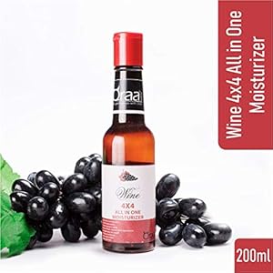 Qraa Wine 4 X 4 Moisturizer, 200ml