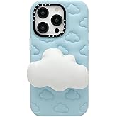 CASETiFY Grippy iPhone 14 Pro Case [Cushion Stand] - Marshmallow Cloud
