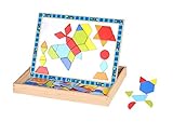 Magnetic Puzzle for Toddlers Wooden Magnetic Double Side Easel Ideal Magnetic Toys for Toddlers and Kids 3 and Up